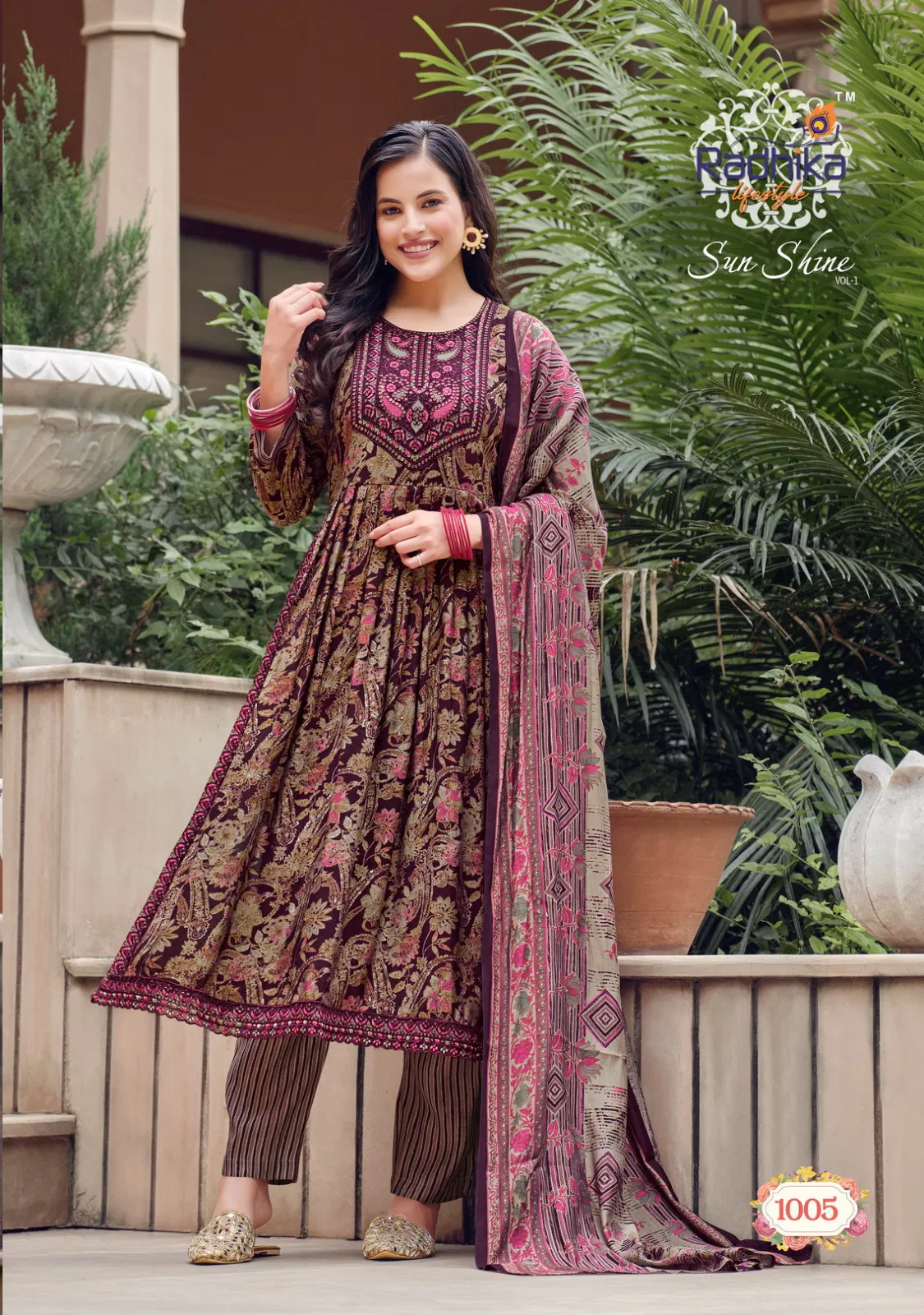 Radhika Sunshine Vol 1 Embroidery Readymade Catalog

